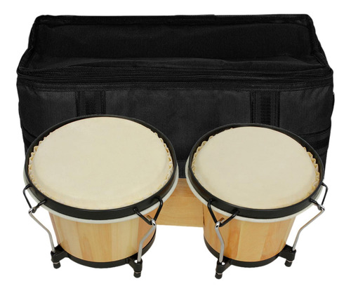 Madera Bongo Drum Congas Druming Ayuda Ayuda Para Tocar