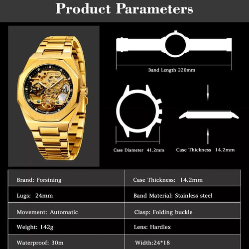 Relojes Mecánicos Automáticos Forsining Luminous