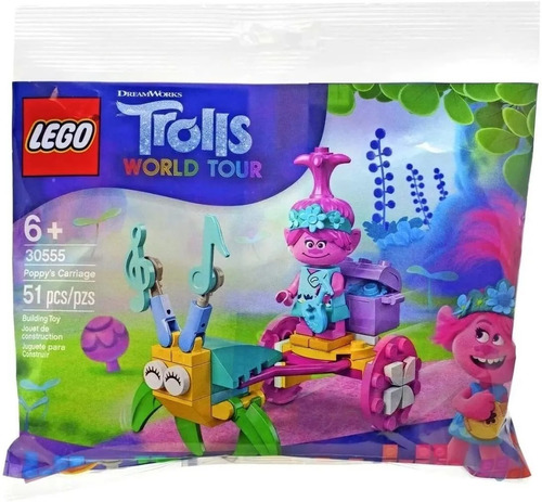 Lego Trolls World Carruaje De Poppy Bolsita 30555
