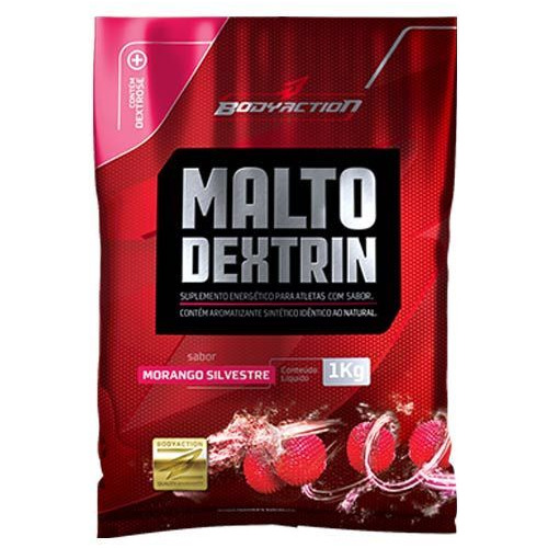 Malto - 1000g Morango Silvestre - Bodyaction