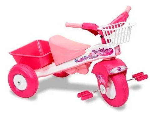 Triciclo Infantil Glam Rondi Color Rosa