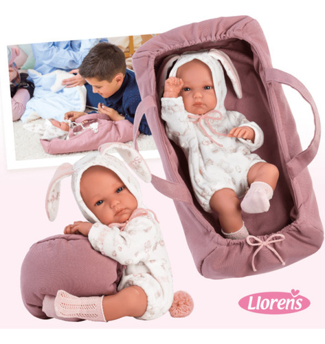 Bebe Bimba Con Cambiador 35cm Bebes Reborns Llorens España