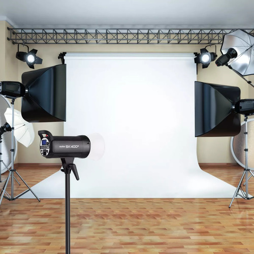 Flash De Estudio Godox Sk400ii Con Luz De 150w Modelado Led
