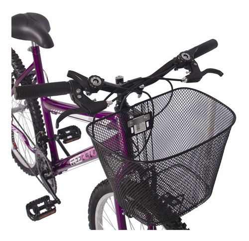 Bicicleta Free Action Aro 26 18v Donna Com Cesta V-brake Vio