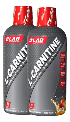 2 L-carnitine 3000mg Lab Nutrition Sabor Mango