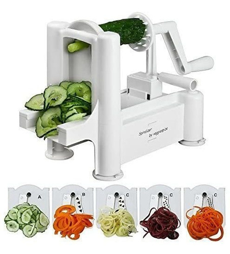 Spiralizer Cortador/rallador/rebanador De 5 Cuchillas,