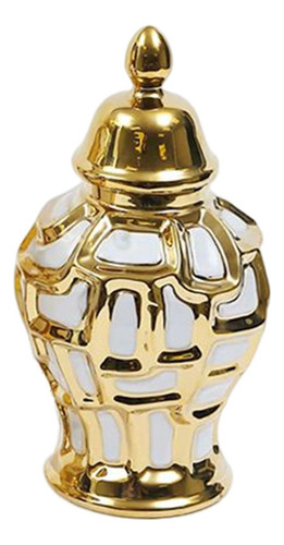 Estilo Retro Porcelana Ginger Jar Centro De Mesa Tapa