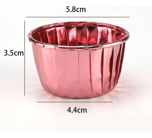 Nuevo 50 Piezas De Para Cupcakes, Caja De Embalaje Para