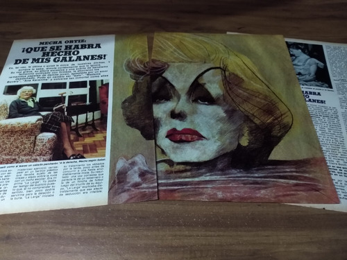 (ak365) Mecha Ortiz * Clippings Revista 3 Pgs * 1981