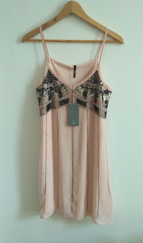 Exclusivo Vestido De Fiesta Gasa Talla S Nuevo Importado