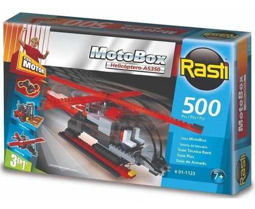 Rasti Motobox Helicoptero 3 En 1 (13283)