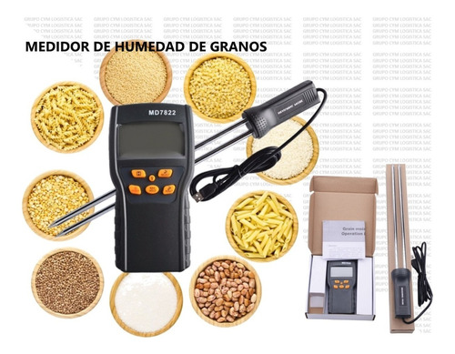 Medidor De Humedad De Granos 4 Tipos: Maíz, Arroz, Trigo.