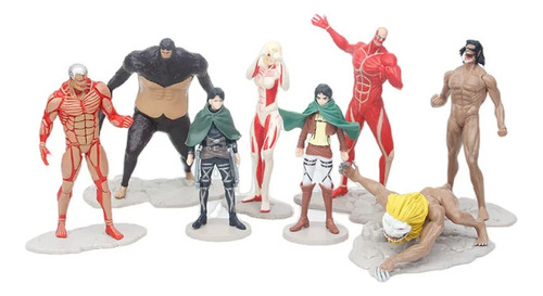 Juego De 8 Juguetes De La Colección De Figuras De Acción De
