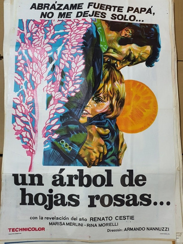 Afiche De Cine Original 1395- Un Arbol De Hojas Rosas-