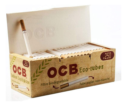 Tubos Ocb orgánicos para llenar con caja de filtro C/250