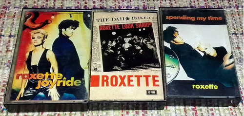 Roxette / Joyride / Look Sharp / Spenfing Cassette Pop Rock 