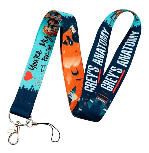 Porta Carnet Y Lanyard Greys Anatomy You're My Person Gafete