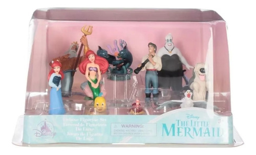 Ariel Juego De 7 Figuras Sirenita Disney Princesa Original