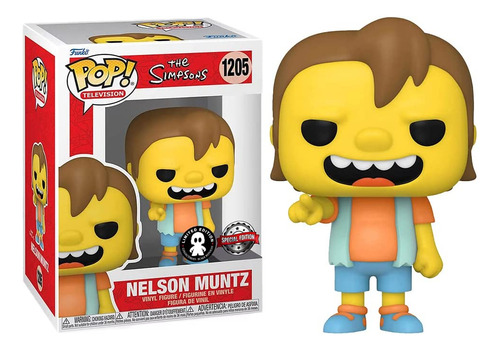 Funko The Simpsons Pop! Television Nelson Muntz - Figura De