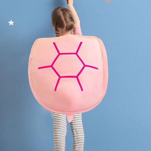 . Almofada Portátil Casca De Tartaruga, Brinquedo Rosa 80cm