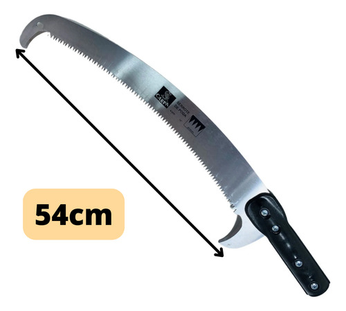 Serrote De Poda Dente Japonês 14 Com Faca Cabo Profissional