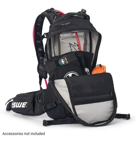 Mochila De Aventura Uswe Shred 16 Carbon Black
