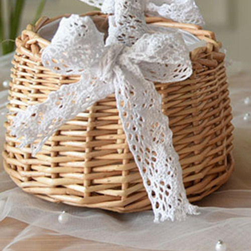 De Almacenamiento De Ratán Para Flores Decorativas Para
