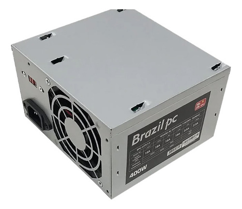 Fonte Atx 400w Brazilpc Bpc-427v1.0 24 Pinos Oem Cor Cinza 127/220v