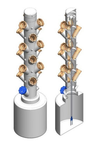 Sistema De Torre Hidropónica Modular 20 Plantas !!