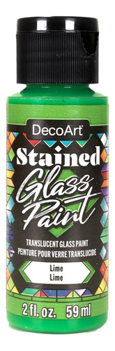 Pintura Líquida Vidrio Vitral Verde Deco Art Permanente