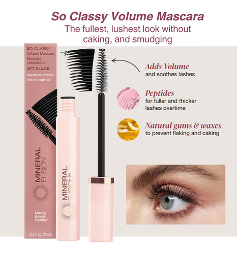 Kit De Maquillaje Mineral Fusion: Brillo Labial Y Máscara De