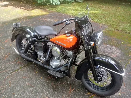 HARLEY-DAVIDSON タンク オレンジ/ブラック Harley Davidson Shovelhead 1972 | MercadoLivre