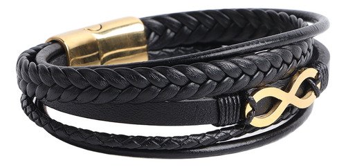Pulsera Para Hombre Pulsera Estilo Cuero Pulsera Con