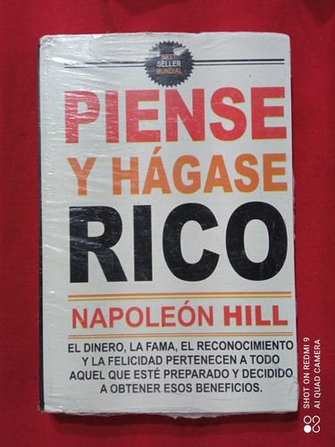 Piense Y Hágase Rico. Napoleón Hill