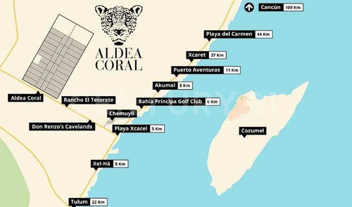 Venta Lote De 1 Hectárea En Chemuyil Aldea Coral Riviera Maya P4033