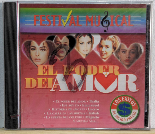 Festival Musical El Poder Del Amor / Cd Nuevo Sellado