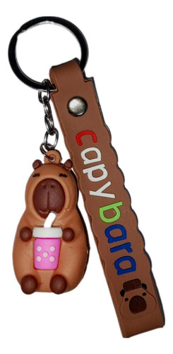 Llavero Capibara Carpincho Silicona Surtidos Kawaii X25 Llaveros Surtidos