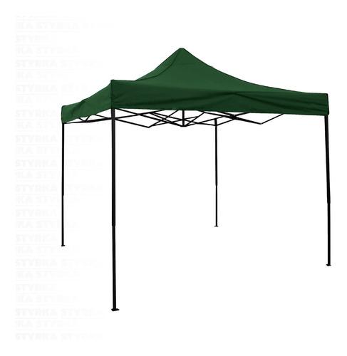 Carpa Toldo Plegable 3x3 Impermeable Y Reforzado Styrka Color Verde