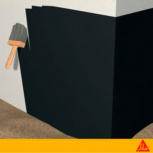 Pintura asfáltica - Igol Ecoasphalt Sika - Bd 18 Litros