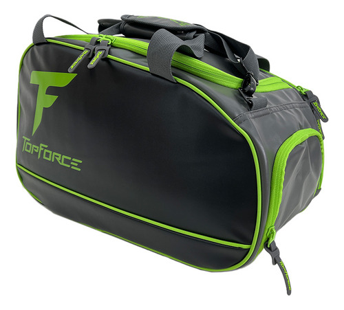 Bolso Paletas Top Force Pad Antideslizante Tira Desmontable Color Gris-verde 28227