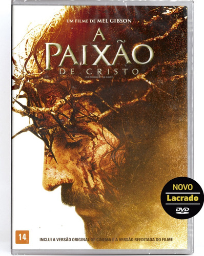 Dvd A Paixão De Cristo - Mel Gibson - Original Novo Lacrado