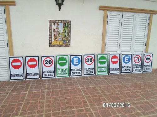 Carteles De Transito Chapa Galvanizada Señales Tu Campo.