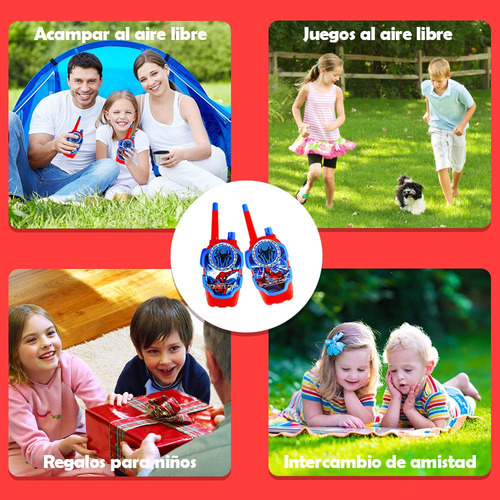 Walkie Talkie Para Niños, 2 Pzs Walkie Talkie De Juguete,