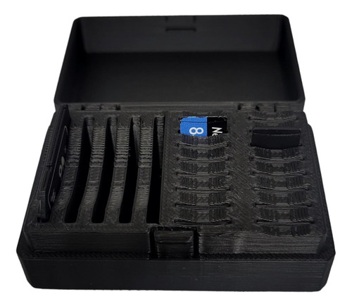 Caja Porta Micro Sd Impreso Máxima Calidad Negro