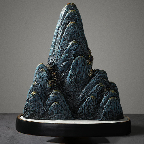 Estatua De Rocalla, Figura De Montaña, 29x12,5x31,5cm
