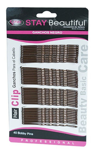 Ondulines Largos Stay Beautiful 40 Unidades Marron 0486