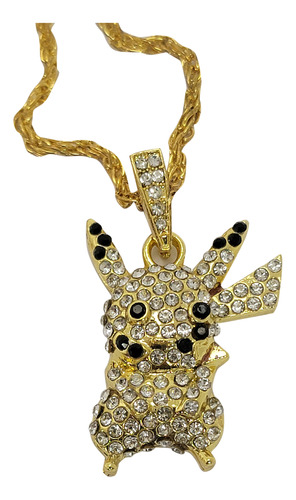 Collar Colgante Picachu Anime Pokémon Brillante 