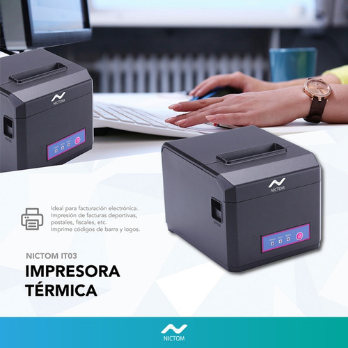 Imagen 2 de 5 de Impresora Termica 80mm Comandera Tickets Usb Simil Epson .