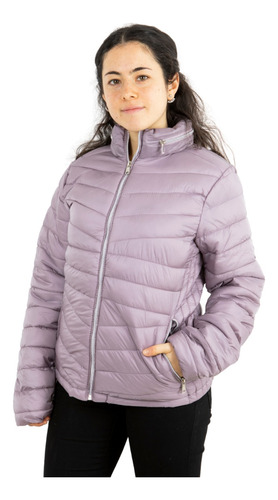 Imagen 2 de 5 de Campera Nena Niña Inflable Capucha Oculta