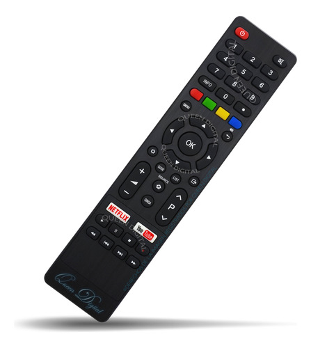 Control Remoto Para Philco Sanyo Smart Tv Netflix You Tube